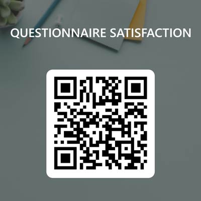 GR code questionnaire de satisfaction